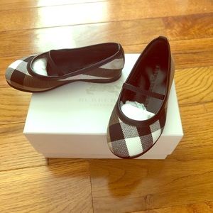 Brand New Girls Burberry Houscheck Ballerina Shoes